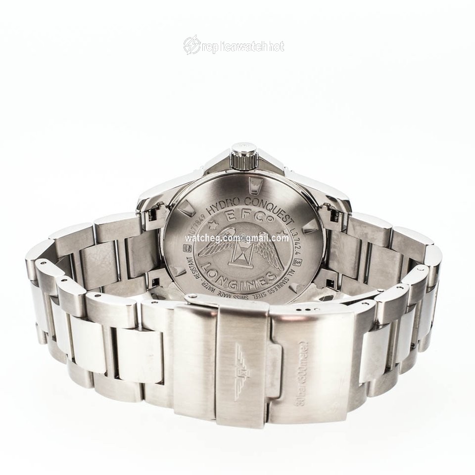 Longines HydroConquest Mens watch Unisex Automatic Steel L3.742.4.56.6 2