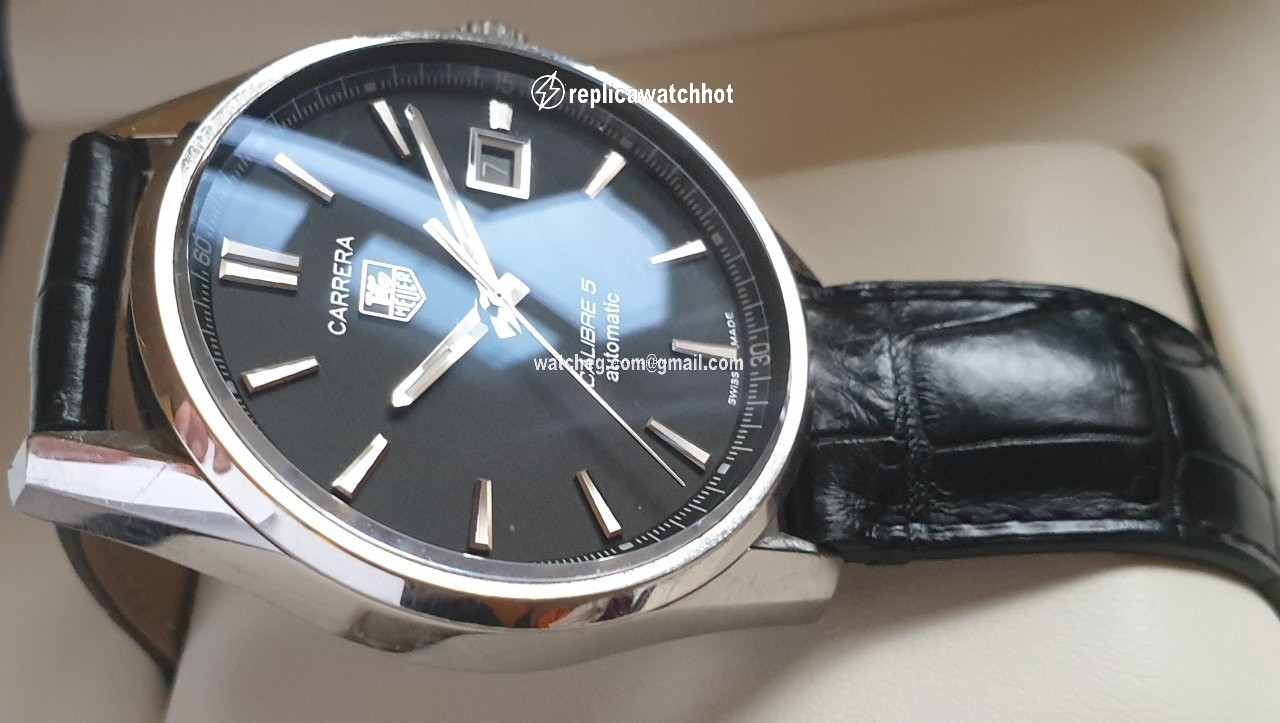 TAG Heuer Carrera Calibre 5 Mens watch Unisex Automatic Steel WAR211A.BA0782 2