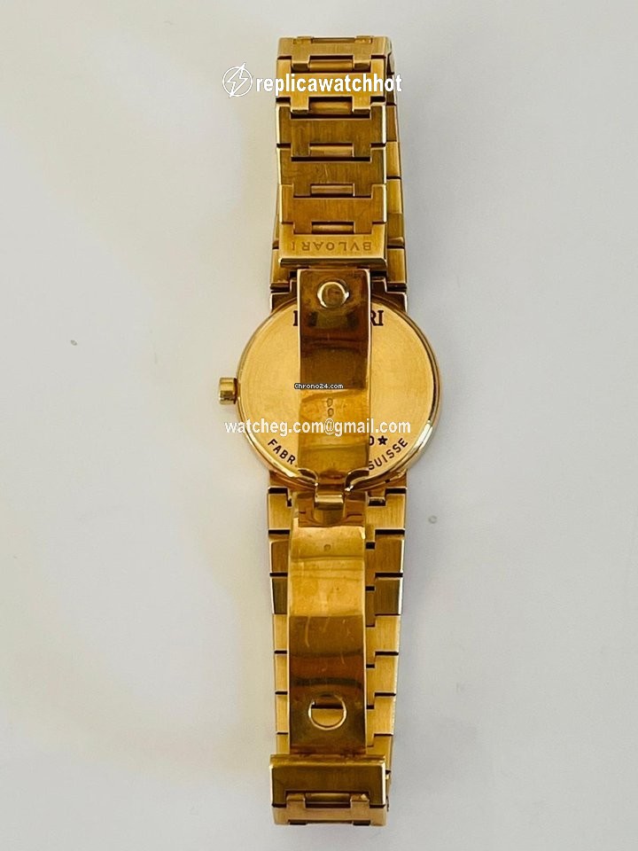 Bulgari Mens watch Unisex Quartz Yellow gold F 66592 2