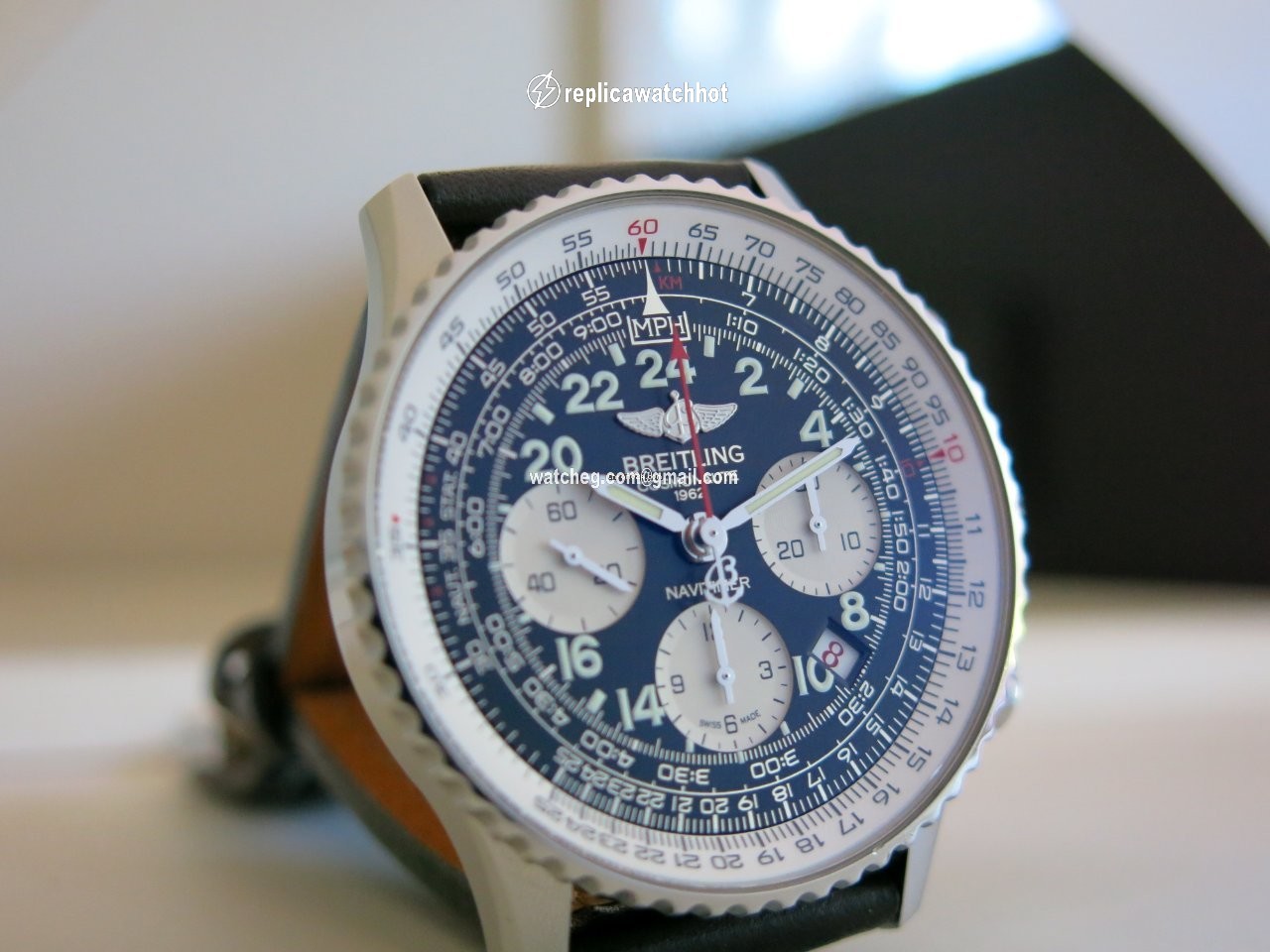 Breitling Navitimer Cosmonaute Mens watch Unisex Manual winding Steel AB021012.BB59.435X.A20BA.1 2