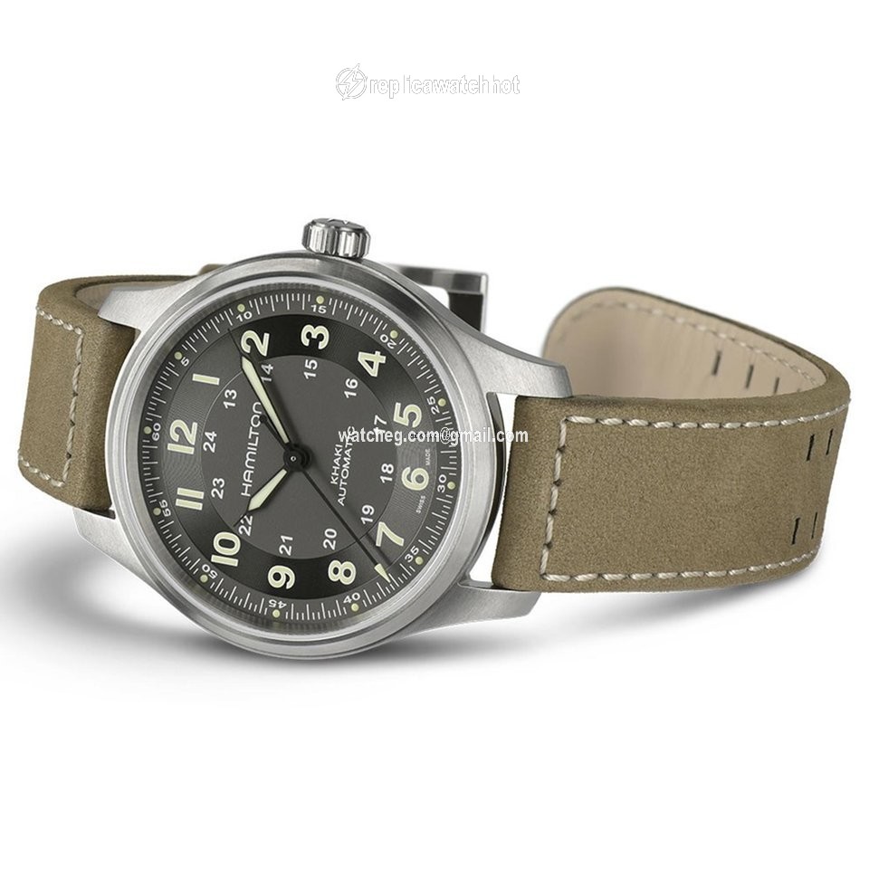 Hamilton Khaki Field Titanium Mens watch Unisex Automatic Titanium H70545550 2