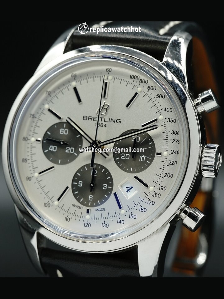 Breitling Transocean Chronograph Mens watch Unisex Automatic Steel AB015212 G724 2