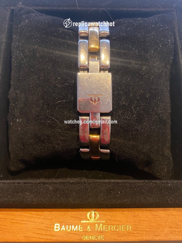 Baume & Mercier Linea Womens watch Quartz Gold Steel MV045203 2