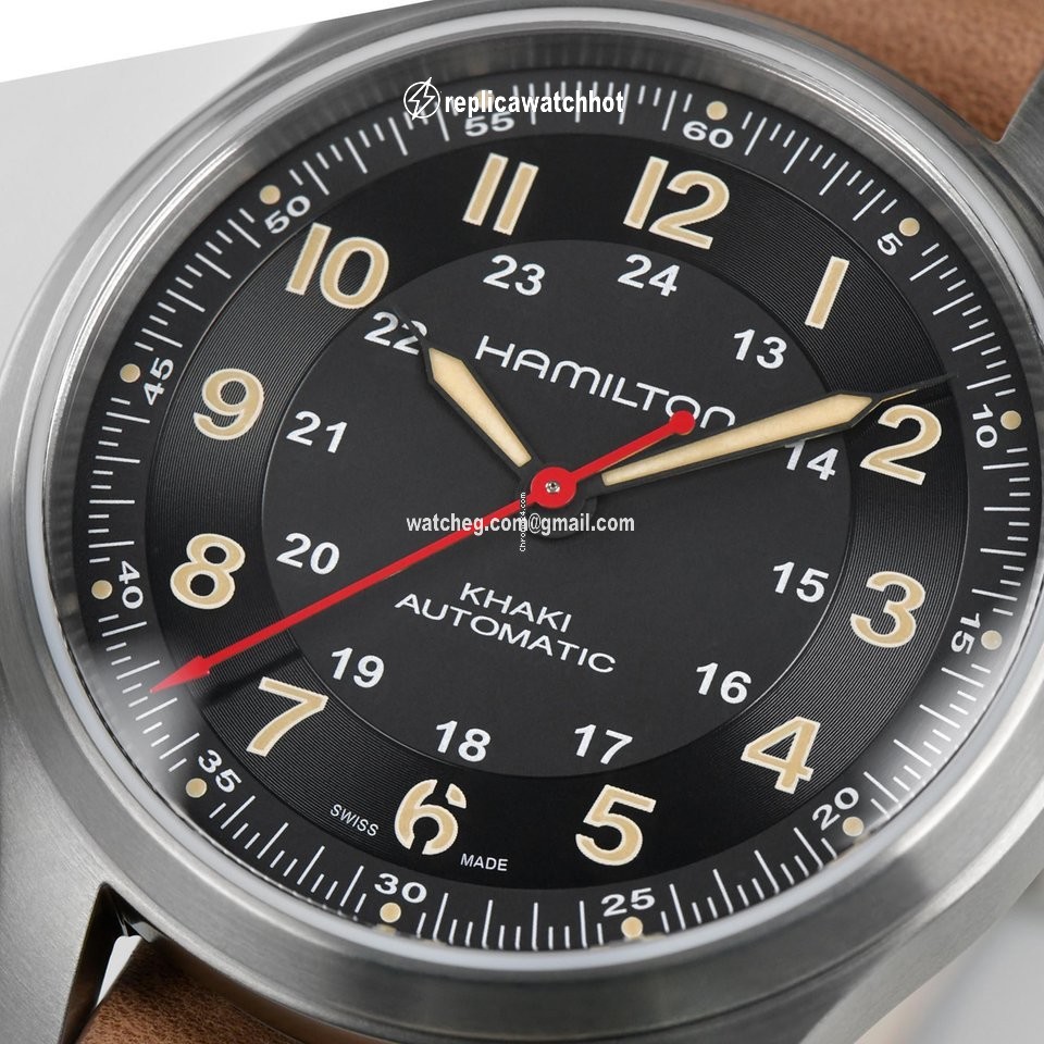 Hamilton Khaki Field Titanium Mens watch Unisex Automatic Titanium H70645533 2