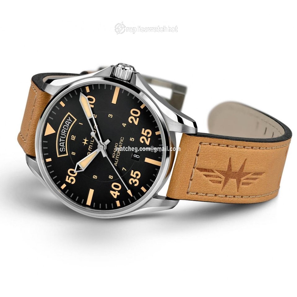 Hamilton Khaki Aviation Mens watch Unisex Automatic Steel H64645531 2