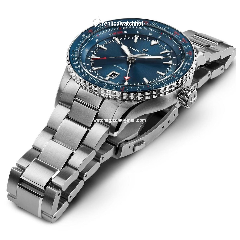 Hamilton Khaki Aviation Mens watch Unisex Automatic Steel H76715140 2