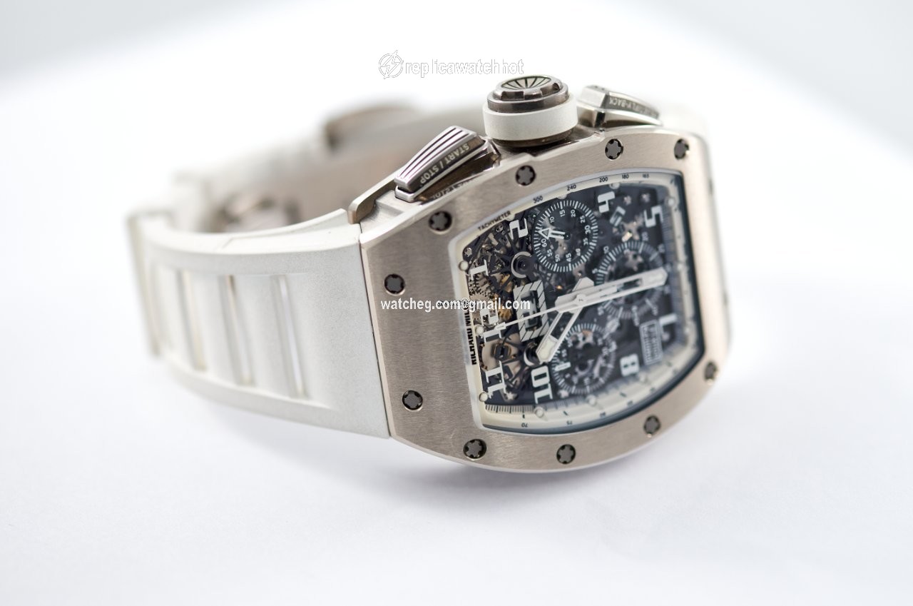 Richard Mille RM 011 Mens watch Unisex Automatic White gold RM011 2