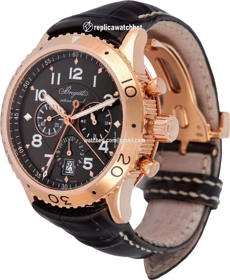Breguet Type XX - XXI - XXII Mens watch Unisex Automatic Rose gold 3810BR 92 9ZU 2