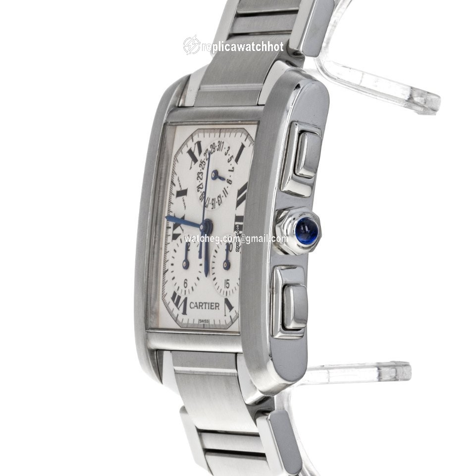 Cartier Tank Francaise Mens watch Unisex Quartz Steel W51001Q3  2303 2