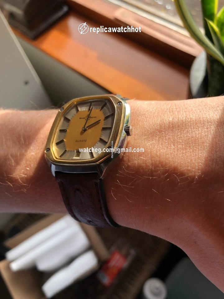 Baume & Mercier Capeland Mens watch Unisex Quartz Gold Steel 4100.018 2