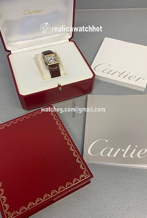 Cartier Tank Francaise Mens watch Unisex Automatic Yellow gold W5000156 2