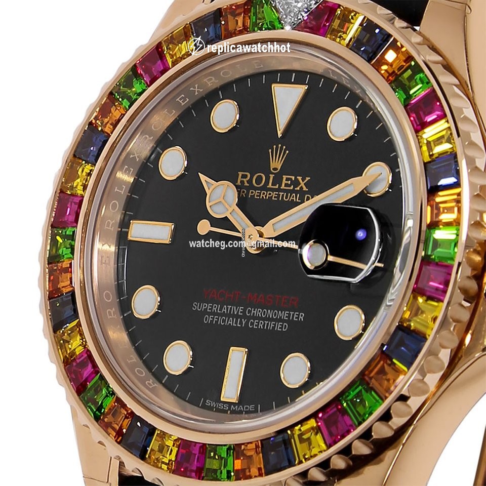 Rolex Yacht-Master 40 Mens watch Unisex Rose gold Automatic 116695SATS 2