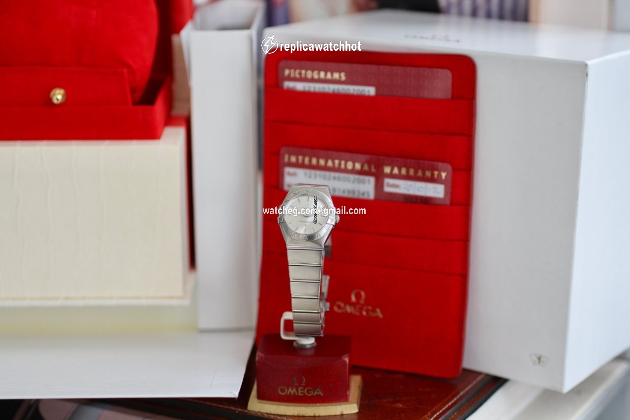 Omega Constellation Quartz Womens watch Quartz Steel 123.10.24.60.02.001 2