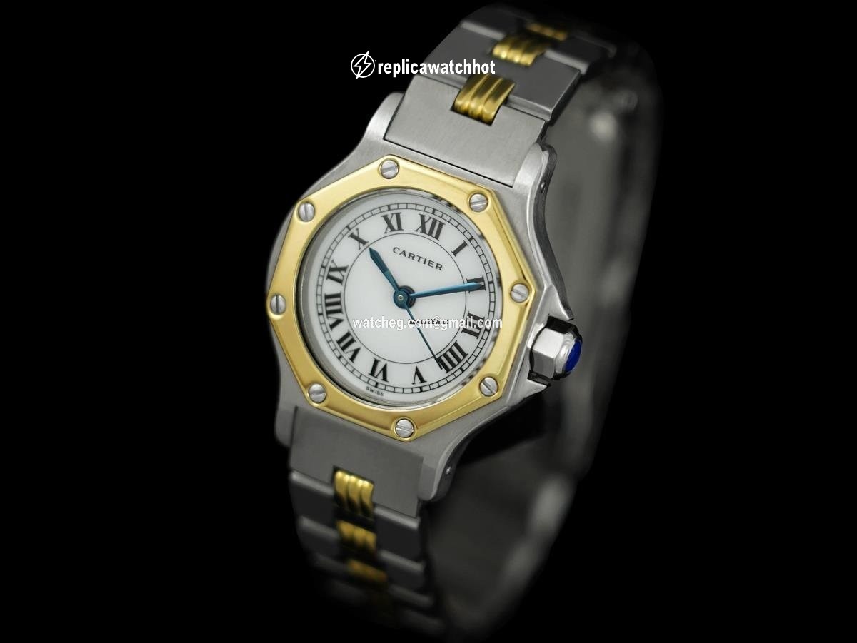 Cartier Womens watch Automatic Gold Steel 8482ST 2