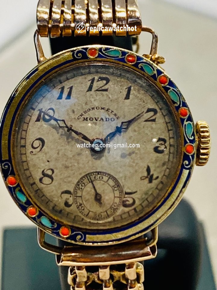 Movado Womens watch Manual winding Yellow gold Movado Chronom??tre 2
