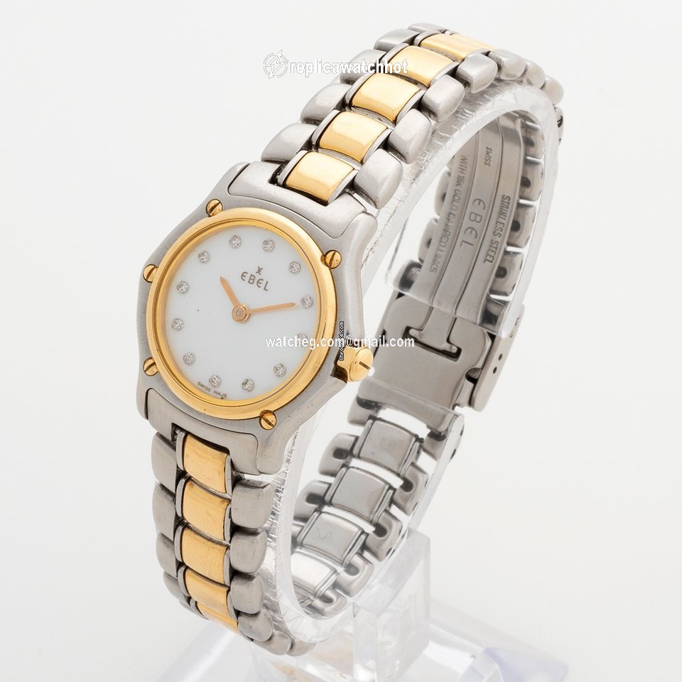 Ebel Sport Womens watch Quartz Gold Steel 1157111-19960c 2