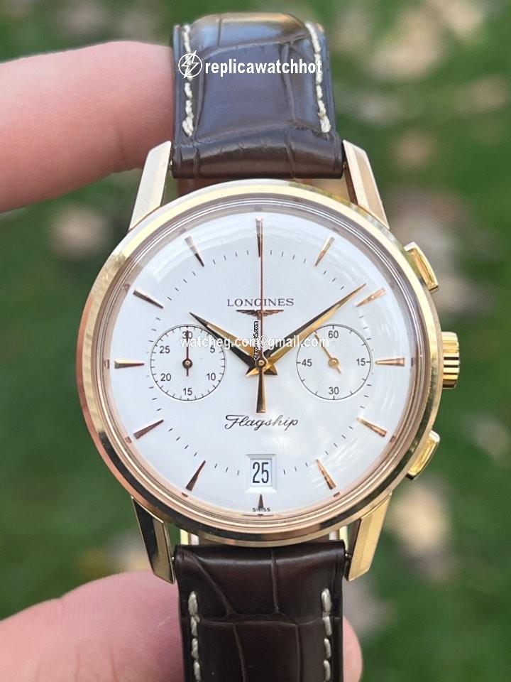 Longines Flagship Heritage Mens watch Unisex Automatic Rose gold L4.756.8.72.2 2