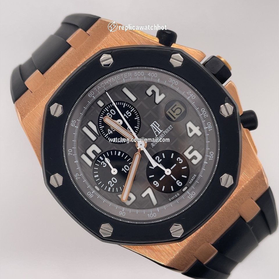 Audemars Piguet Royal Oak Offshore Chronograph Mens watch Unisex Automatic Rose gold 26178OK.OO.D002CA.01 2