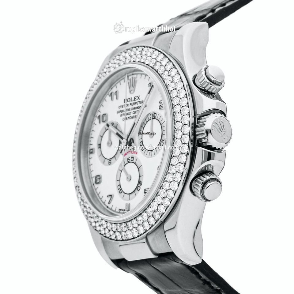 Rolex Daytona Mens watch Unisex White gold Automatic 116589RBR 2