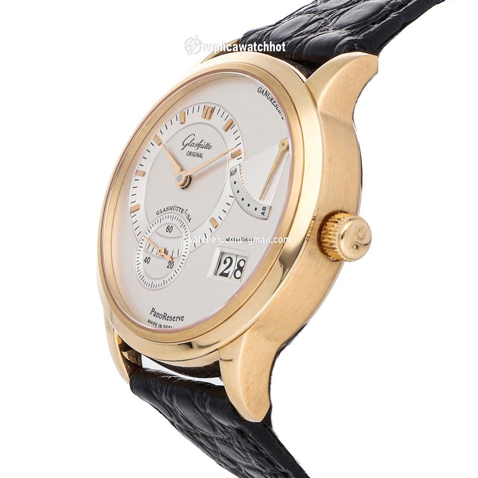 Glashtte Original PanoReserve Mens watch Unisex Manual winding Rose gold 65-01-01-01-04 2