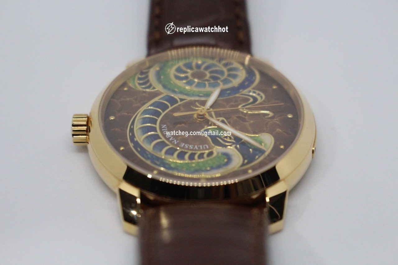 Ulysse Nardin Classico Mens watch Unisex Automatic Rose gold 8156 111 2 SNAKE 2