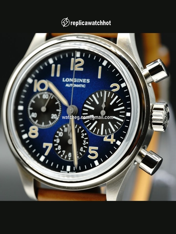 Longines Avigation Mens watch Unisex Automatic Titanium L2.816.19.32 2