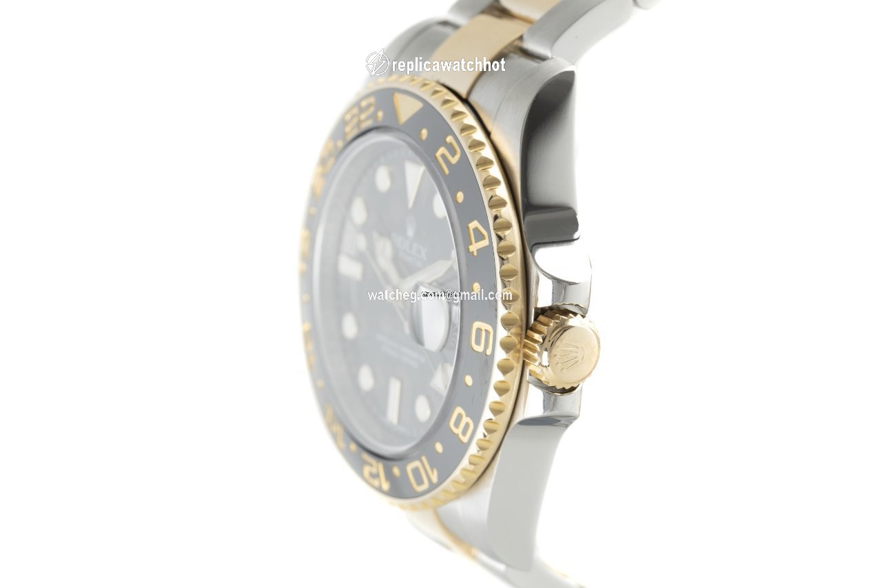Rolex GMT-Master II Mens watch Unisex Gold Steel Automatic 116713 2