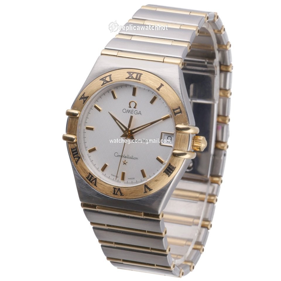 Omega Constellation Mens watch Unisex Quartz Gold Steel 1212.30.00 2