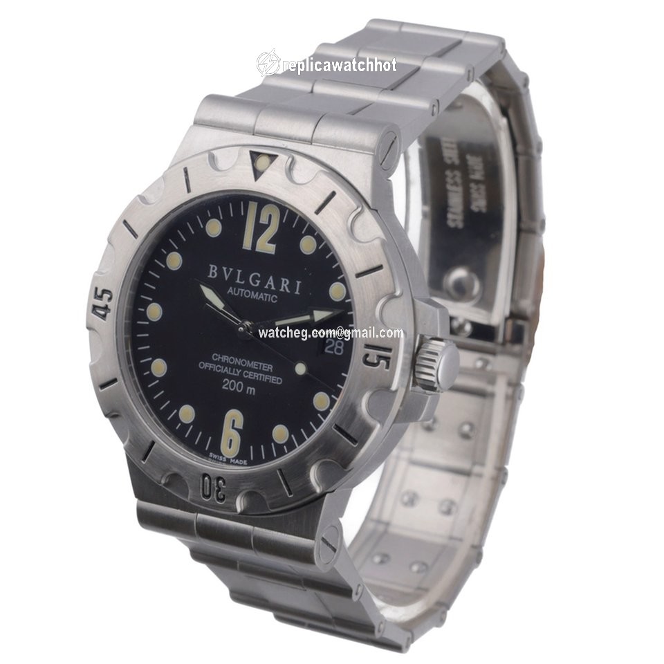Bulgari Diagono Mens watch Unisex Automatic Steel SD 38 S 2