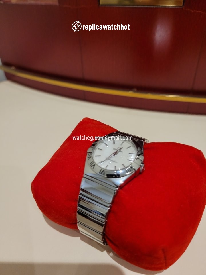 Omega Constellation Quartz Womens watch Quartz Steel 123.10.27.60.05.002 2