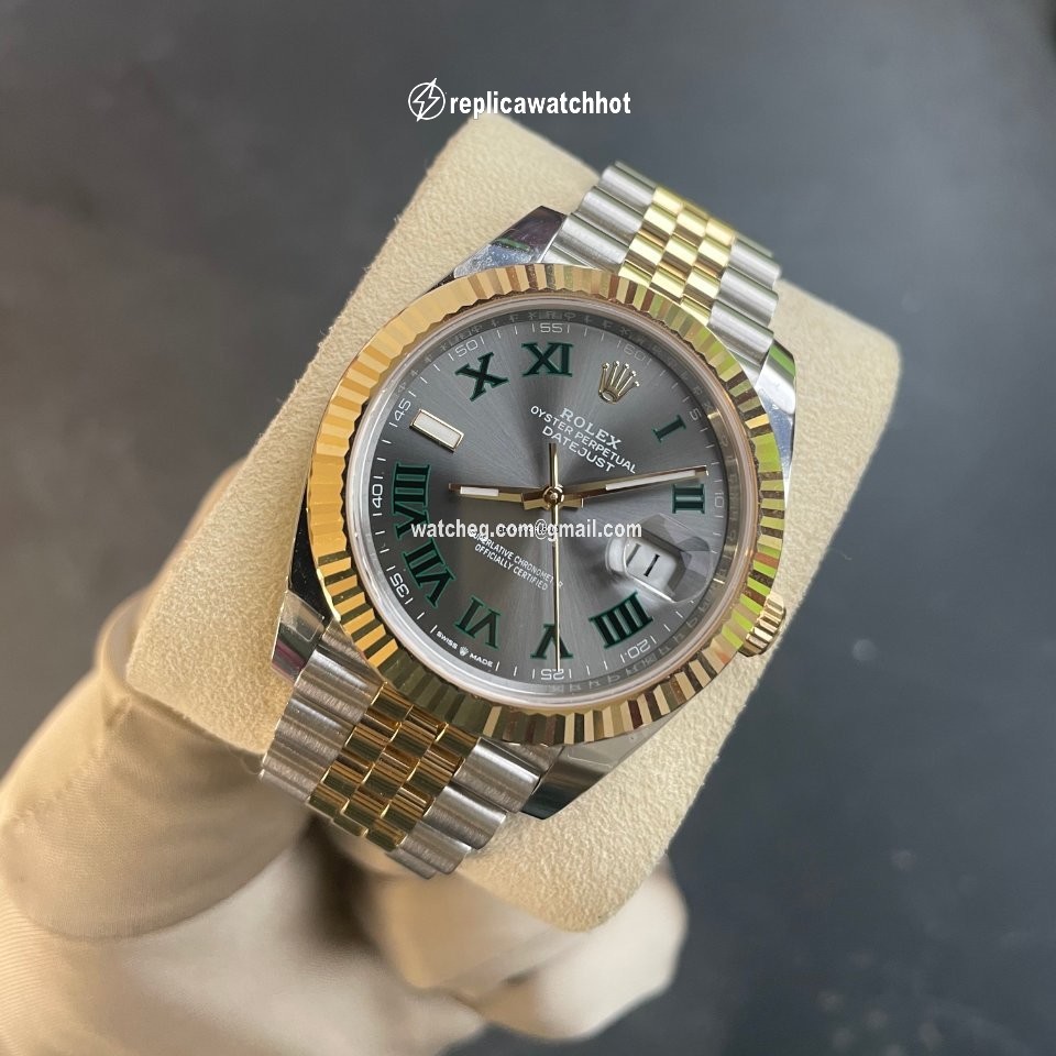 Rolex Datejust 41 Mens watch Unisex Gold Steel Automatic 126333-0019 2