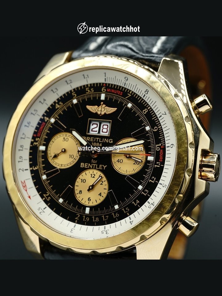 Breitling Bentley 6.75 Mens watch Unisex Automatic Rose gold H44363 2
