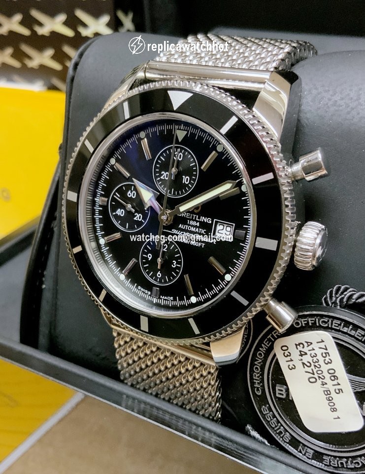 Breitling Superocean Heritage Chronograph Mens watch Unisex Automatic Steel A1332024 B908 2