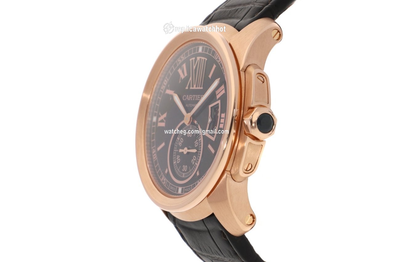 Cartier Calibre de Cartier Mens watch Unisex Automatic Red gold W7100007 2