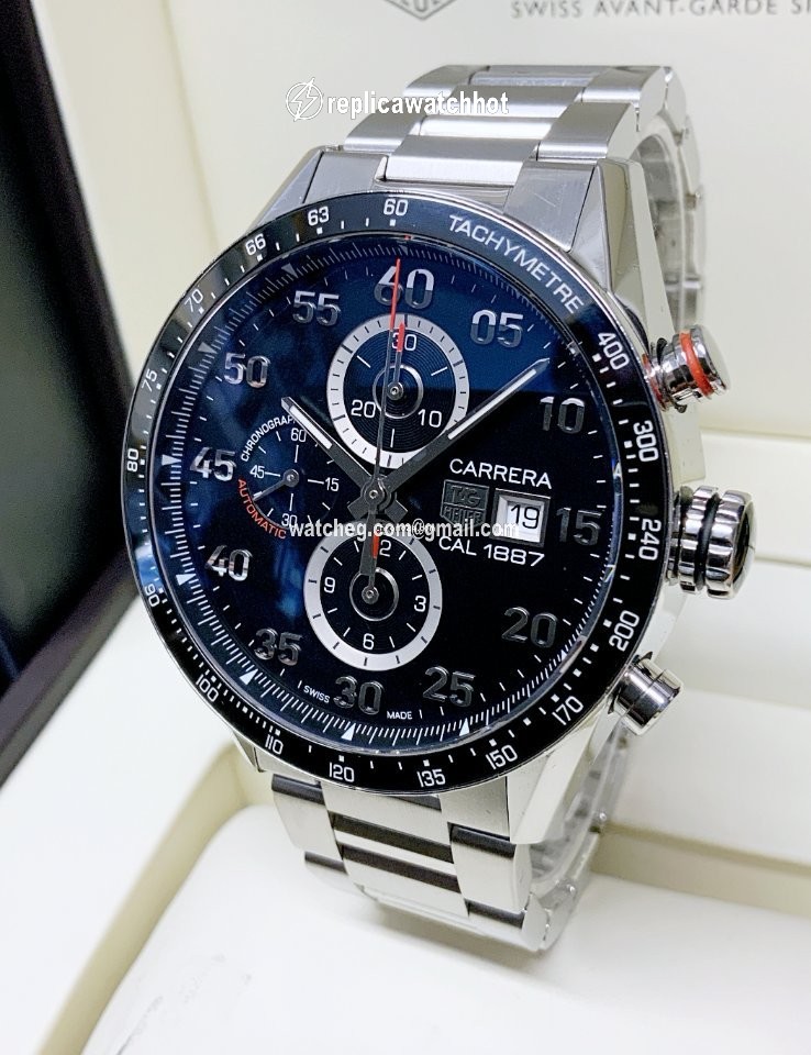 TAG Heuer Carrera Calibre 1887 Mens watch Unisex Automatic Steel CAR2A10.BA0799 2