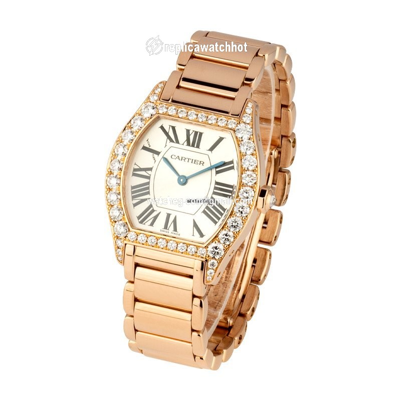 Cartier Tortue Womens watch Manual winding Rose gold 2645 2