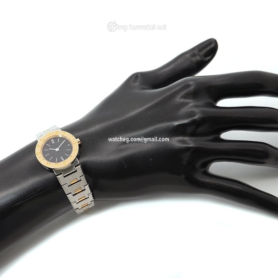 Bulgari Bulgari Womens watch Quartz Gold Steel BB 23 SGD 2