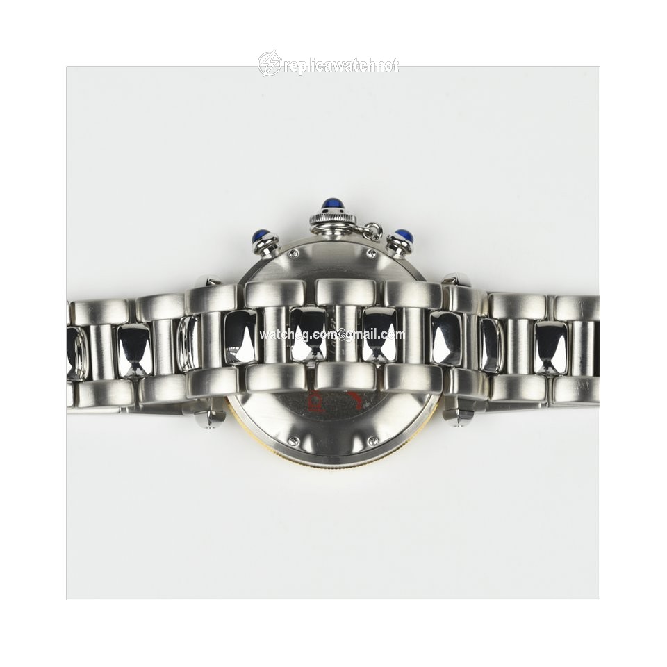 Cartier Pasha Mens watch Unisex Quartz Gold Steel 1032 2