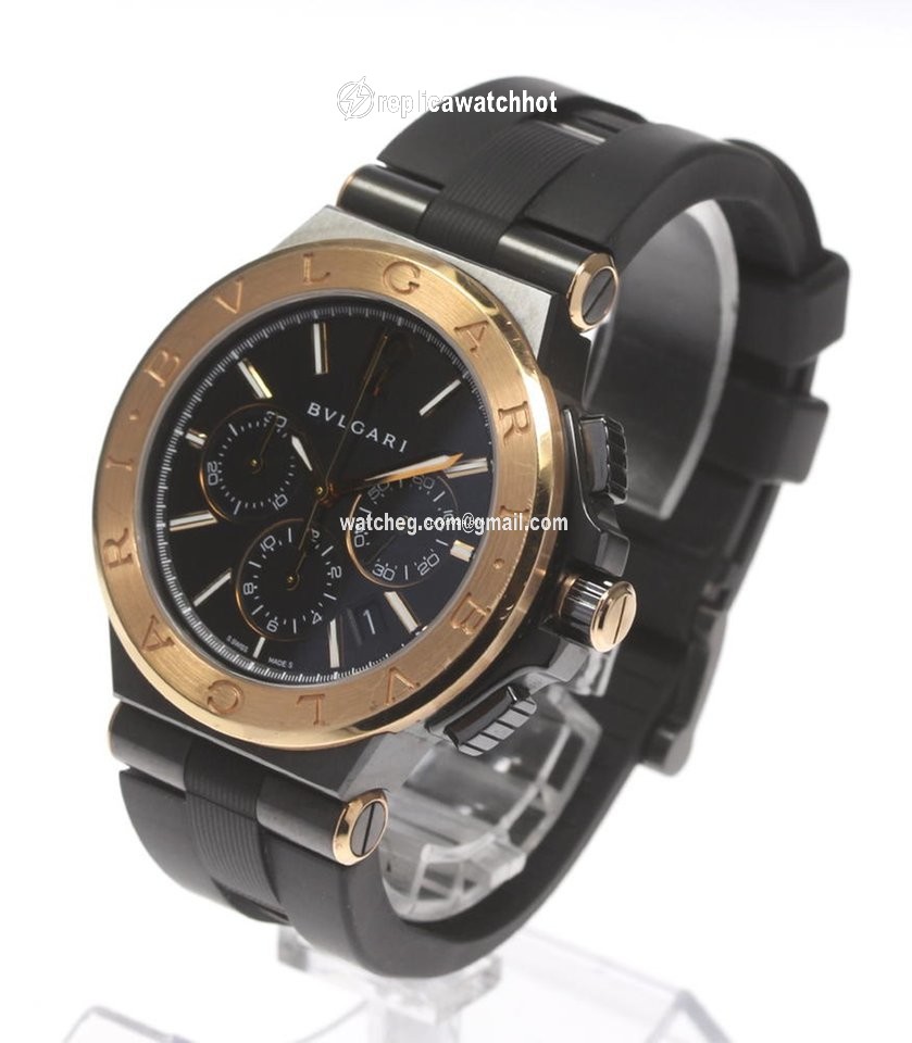 Bulgari Diagono Mens watch Unisex Automatic Rose gold DG42BSPGCH 2