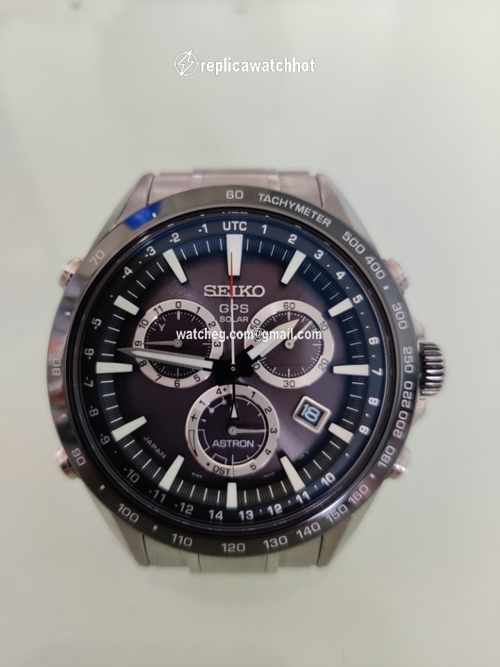 Seiko Astron GPS Solar Chronograph Mens watch Unisex Automatic Steel SSE011J1 2