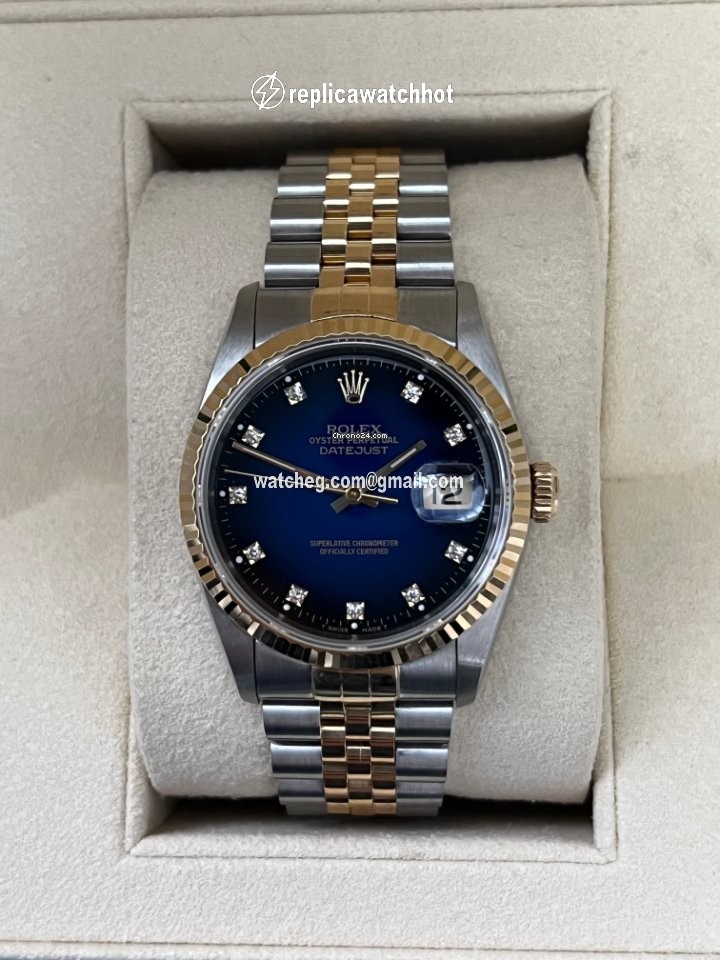 Rolex Datejust 36 Mens watch Unisex Steel Automatic 16233 Rolex Datejust 2
