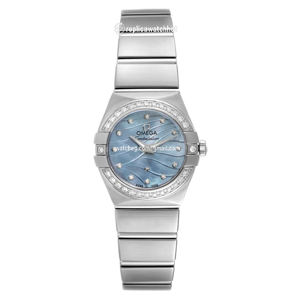Omega Constellation Quartz Womens watch Quartz Steel 123.15.24.60.57.001 2