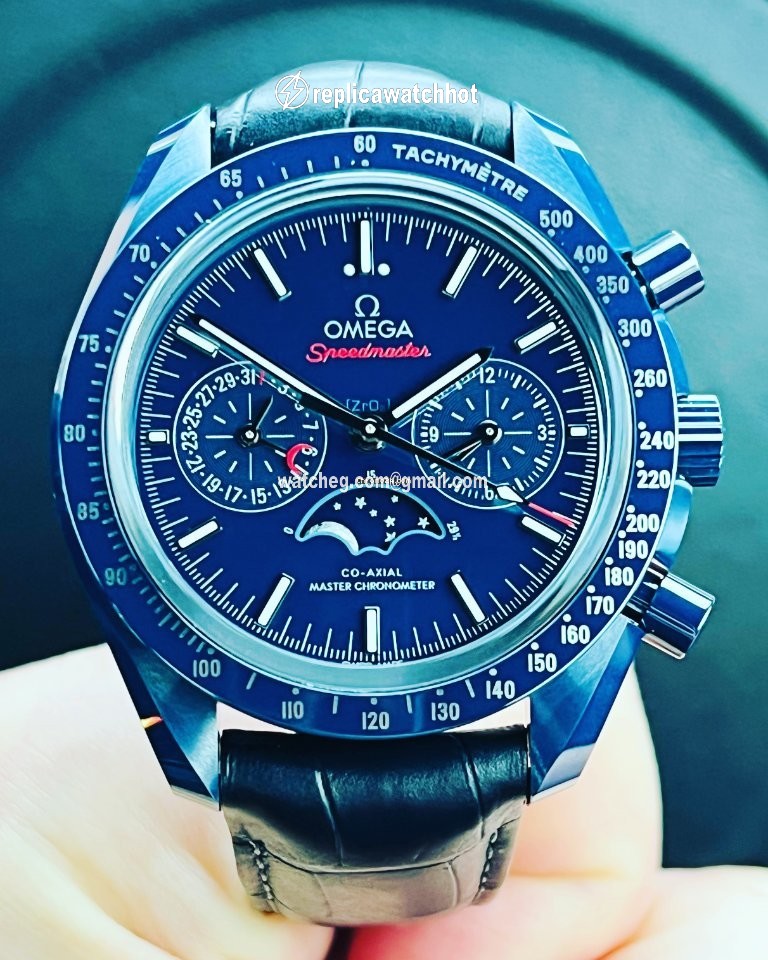 Omega Speedmaster Professional Moonwatch Moonphase Mens watch Unisex Automatic Ceramic 304.93.44.52.03.001 2