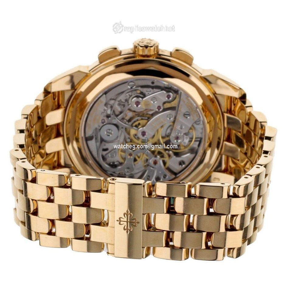 Patek Philippe Perpetual Calendar Chronograph Mens watch Unisex Manual winding Rose gold 5270 1R 2