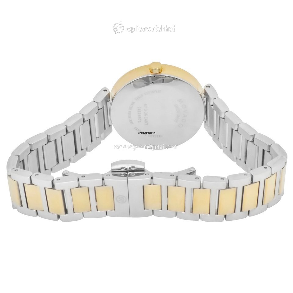 Movado Womens watch Quartz Gold Steel 607103 2