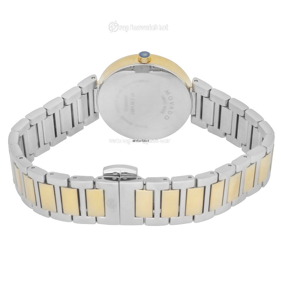 Movado Womens watch Quartz Gold Steel 607102 2