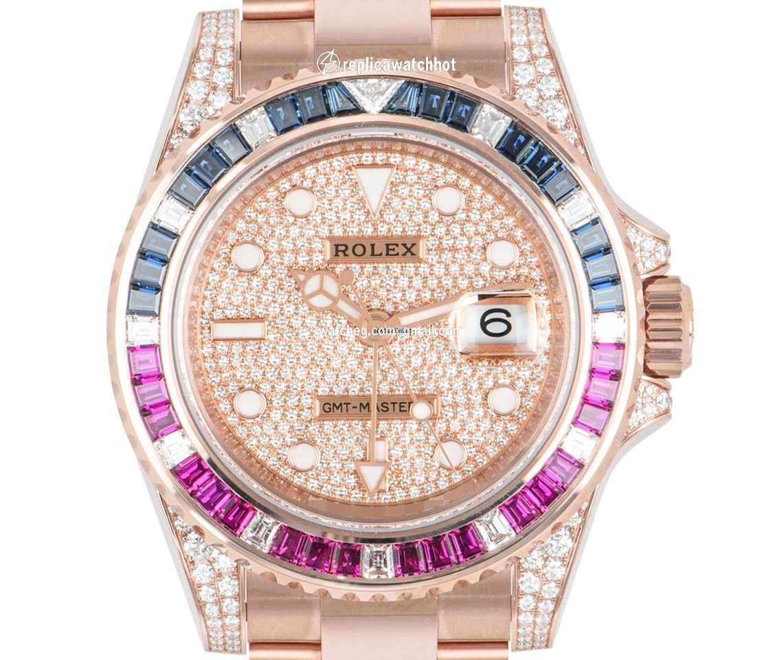 Rolex GMT-Master II Mens watch Unisex Rose gold Automatic 126755SARU 2