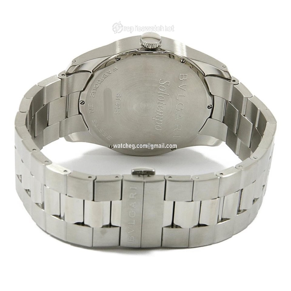 Bulgari Solotempo Mens watch Unisex Quartz ST42S ST42BSS 2