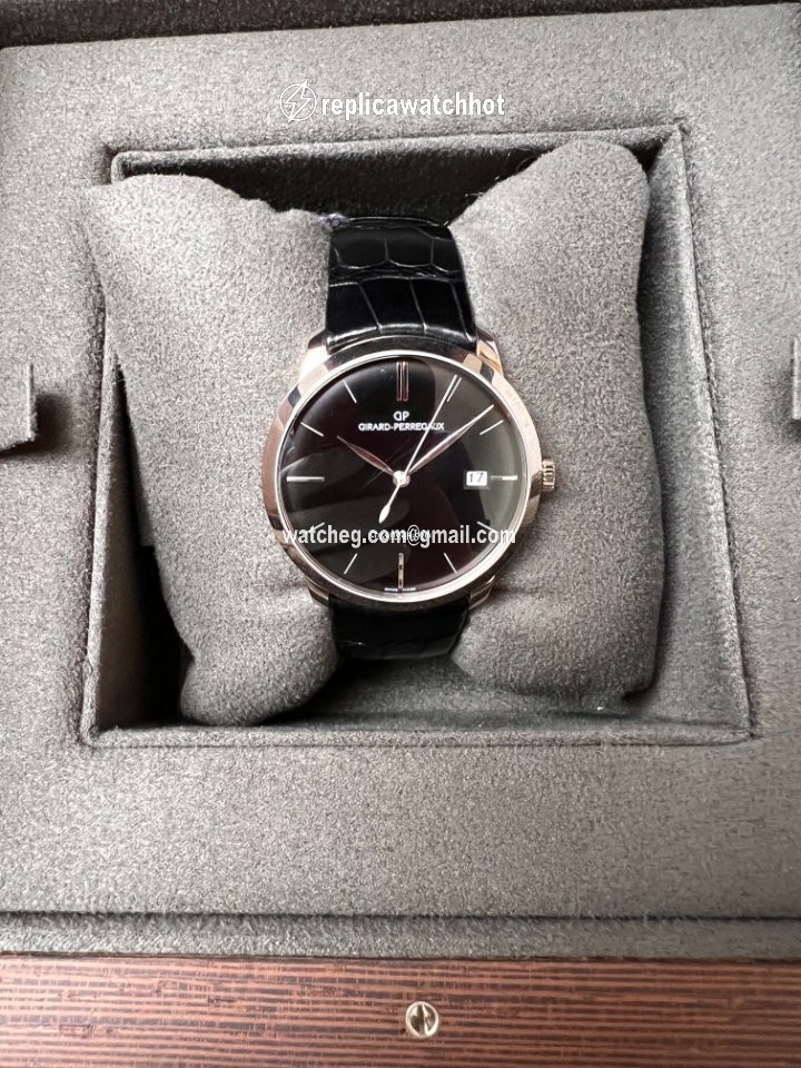 Girard Perregaux 1966 Mens watch Unisex Automatic White gold 49525-53-631-BK6A 2