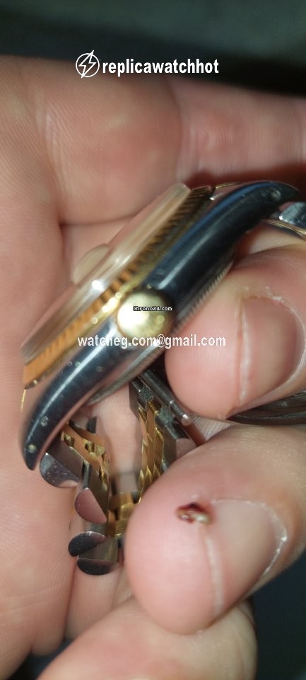 Rolex Mens watch Unisex Gold Steel Automatic 455 2